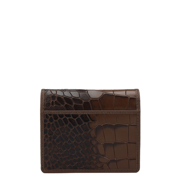 Croco Leather Ladies Sling Wallet - Date