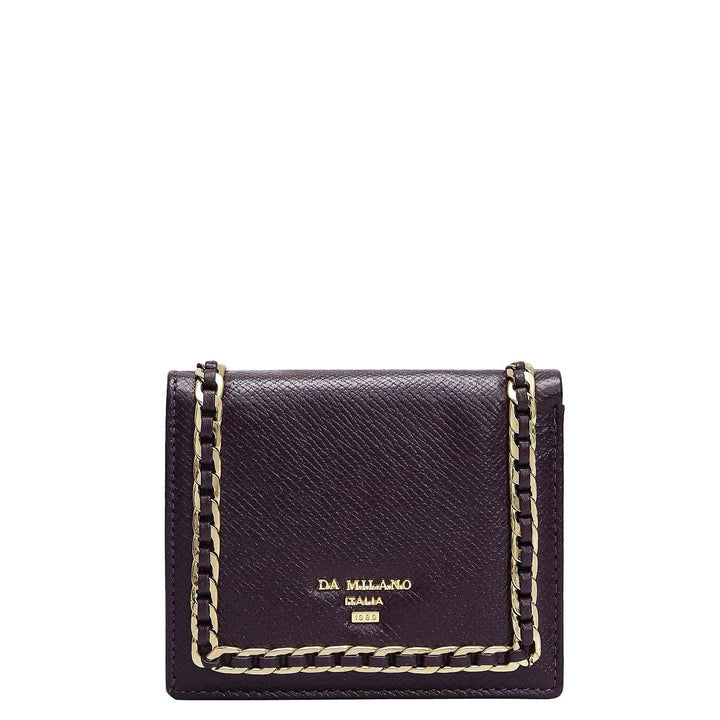 Franzy Leather Ladies Sling Wallet - Grapevine
