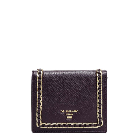Franzy Leather Ladies Sling Wallet - Grapevine