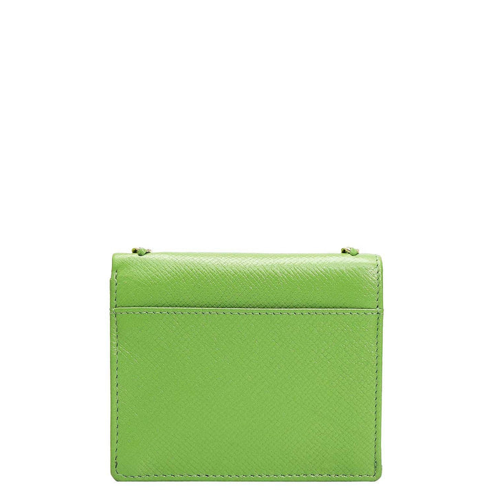 Franzy Leather Ladies Sling Wallet - Kiwi