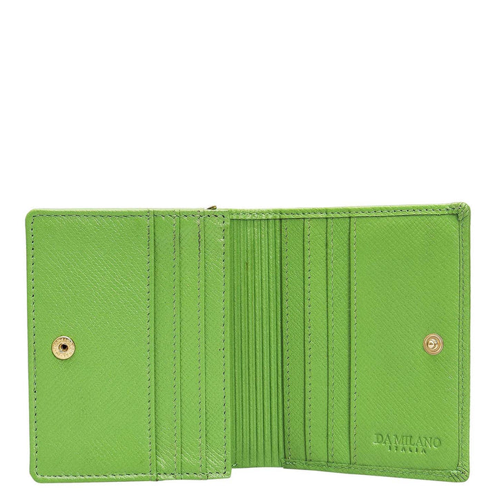 Franzy Leather Ladies Sling Wallet - Kiwi
