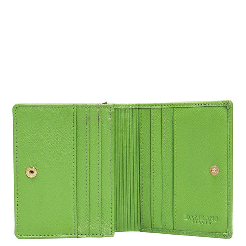 Franzy Leather Ladies Sling Wallet - Kiwi