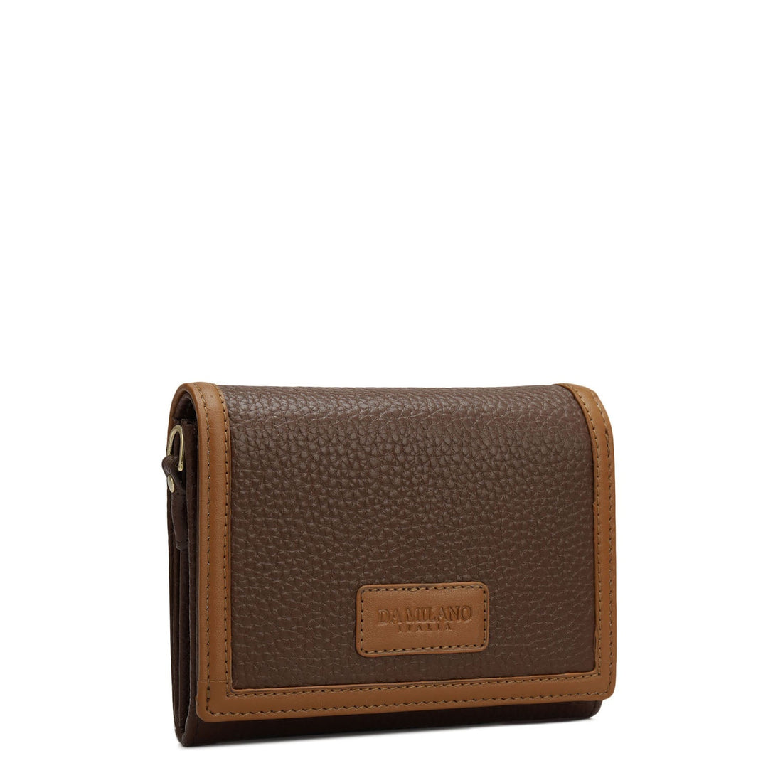 Wax Leather Ladies Wallet - Espresso