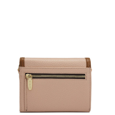 Wax Leather Ladies Wallet - Feather