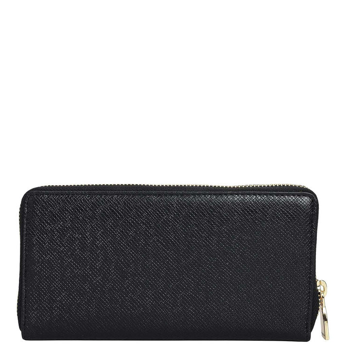 Franzy Leather Ladies Wallet - Black