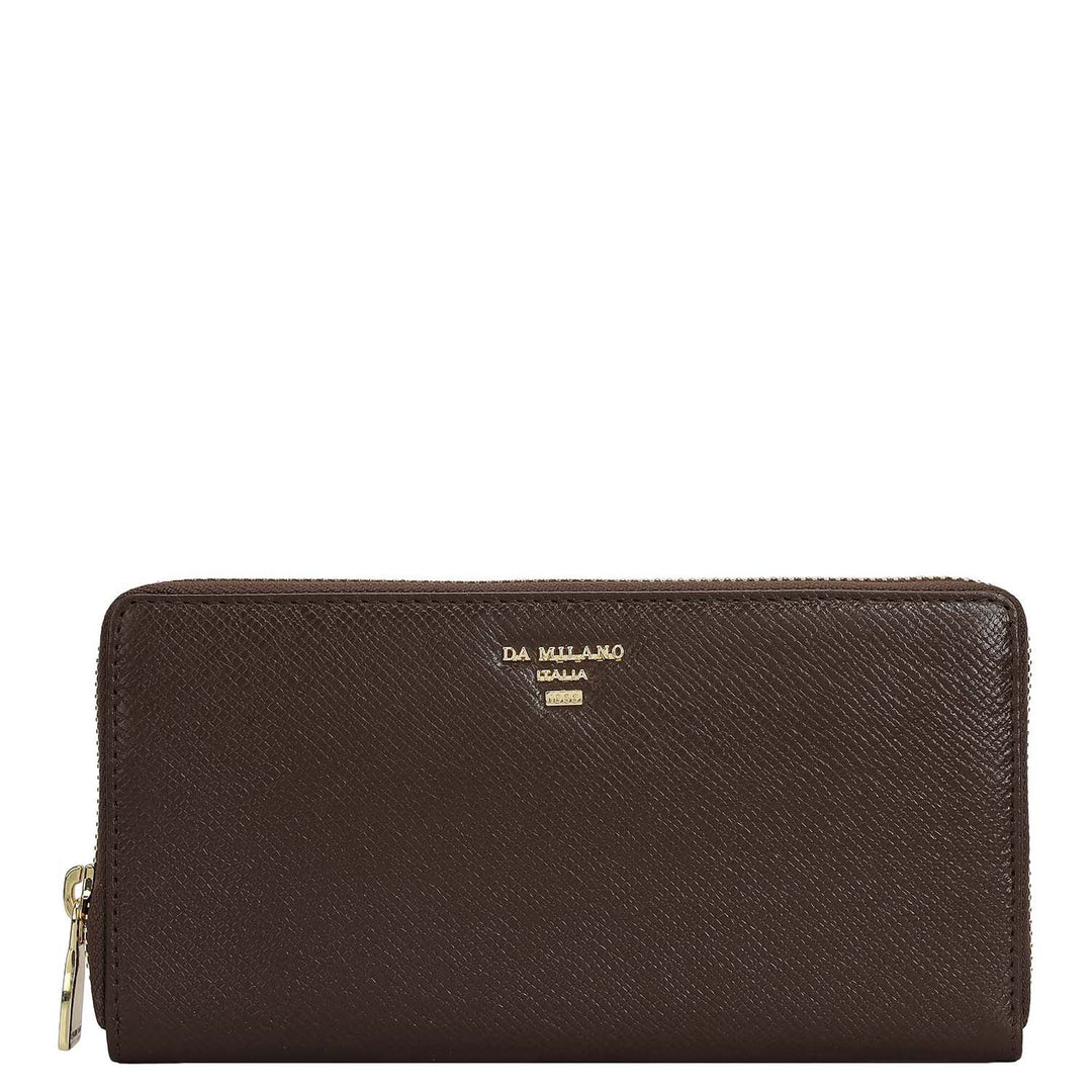 Franzy Leather Ladies Wallet - Walnut