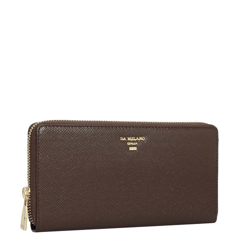 Franzy Leather Ladies Wallet - Walnut