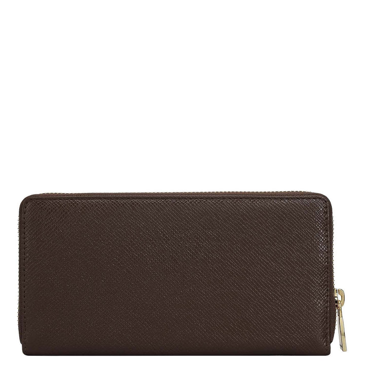 Franzy Leather Ladies Wallet - Walnut