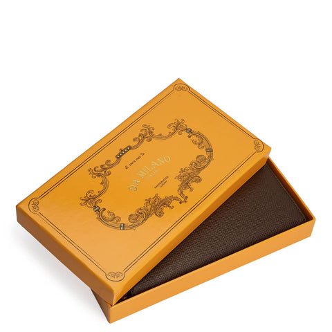Franzy Leather Ladies Wallet - Walnut
