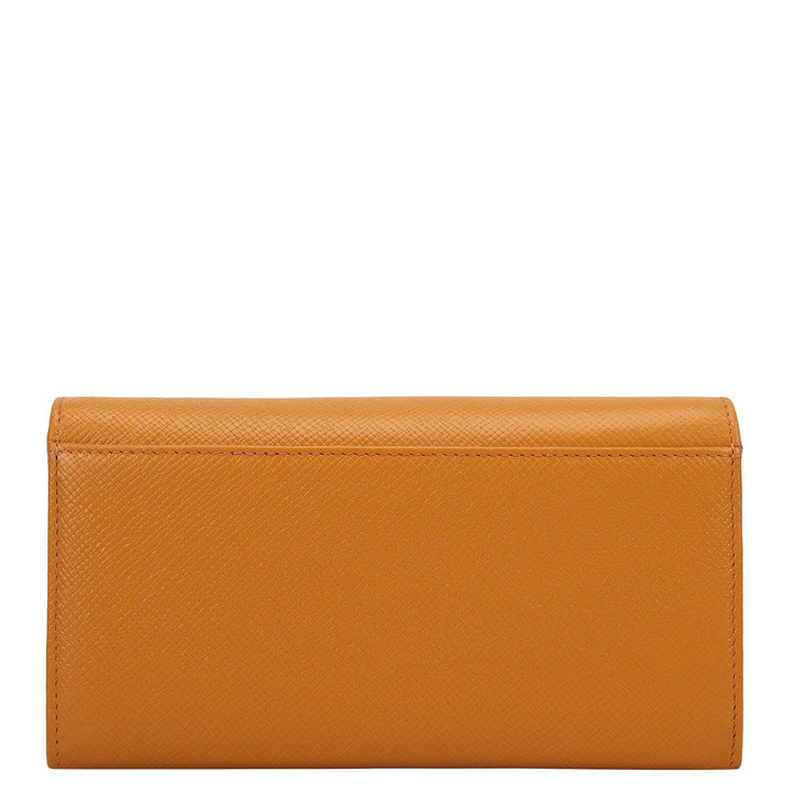 Franzy Leather Ladies Wallet - Flame