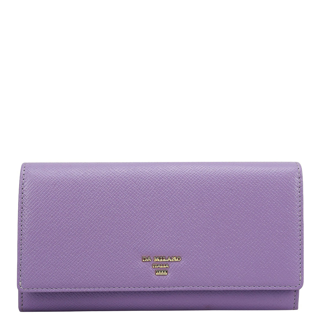 Franzy Leather Ladies Wallet - Purple Haze