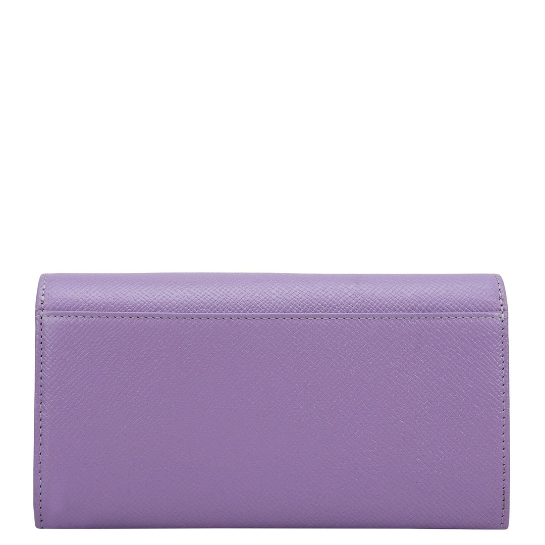 Franzy Leather Ladies Wallet - Purple Haze