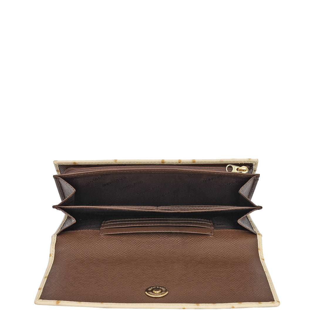 Flap Over Continental Wallet