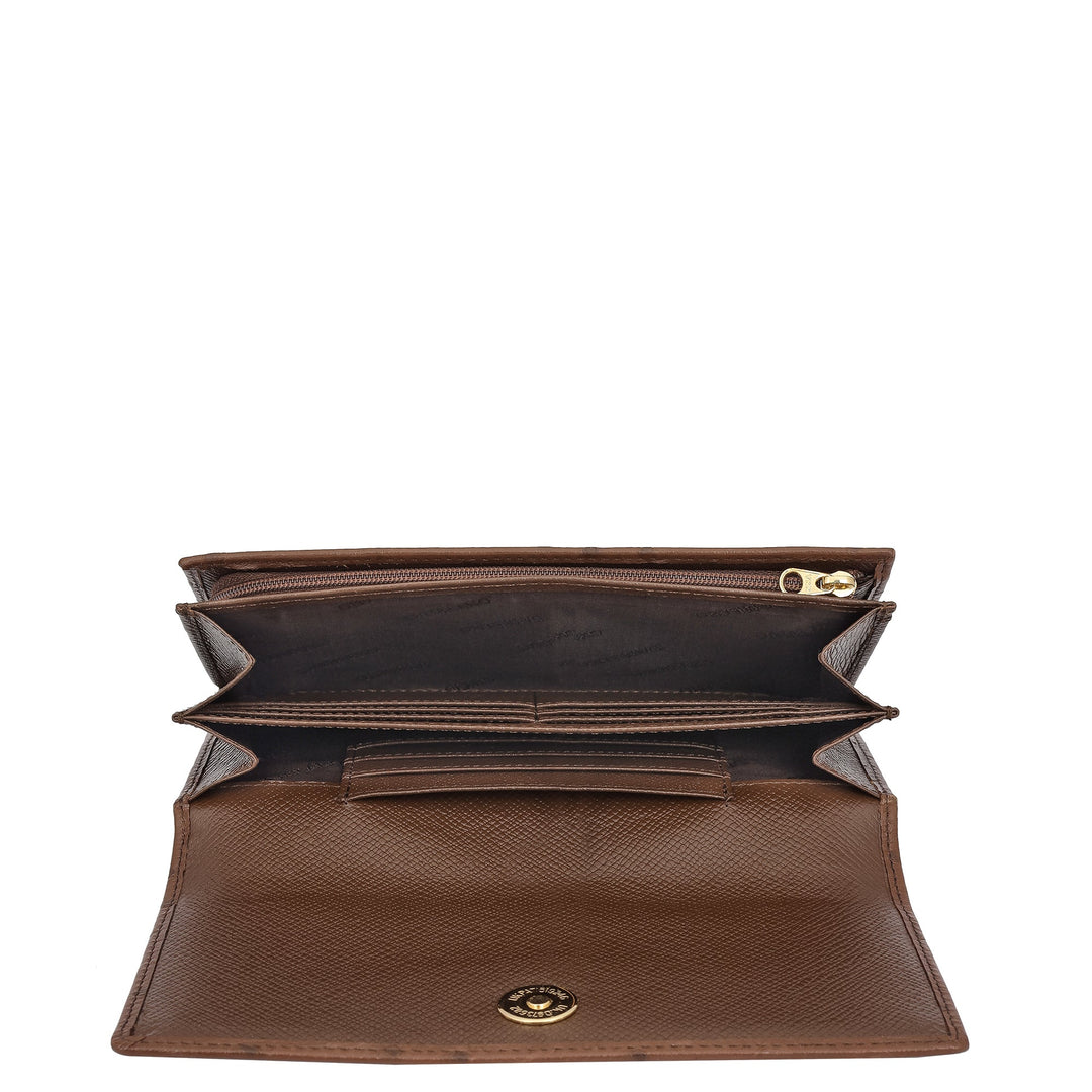 Flap Over Continental Wallet
