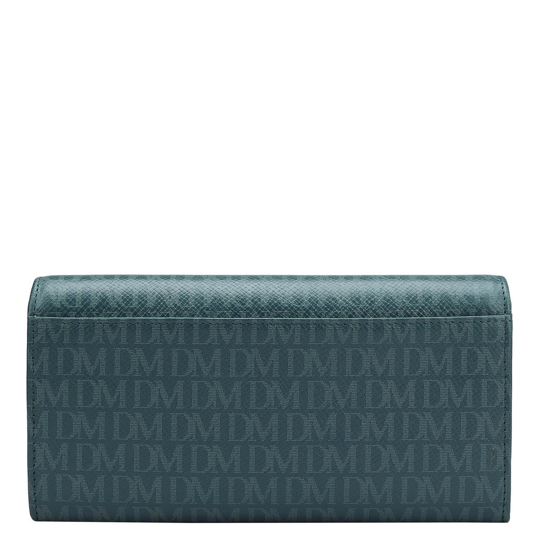 Monogram Leather Ladies Wallet - Octane