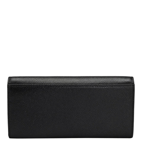 Franzy Leather Ladies Wallet - Black