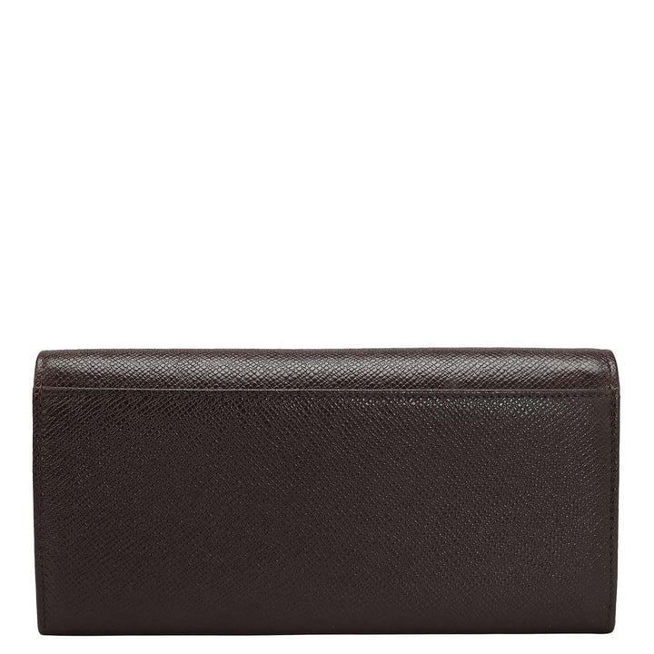 Franzy Leather Ladies Wallet - Chocolate