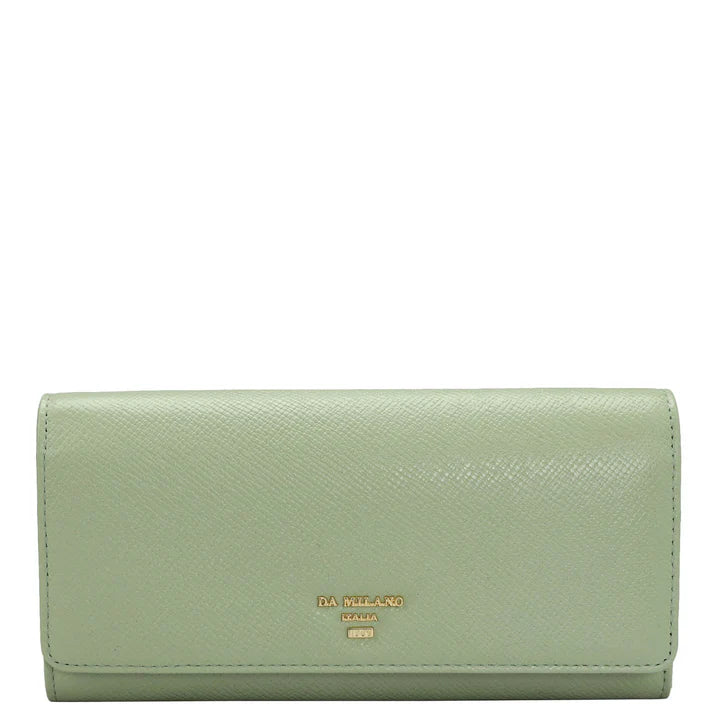 Franzy Leather Ladies Wallet - Mint