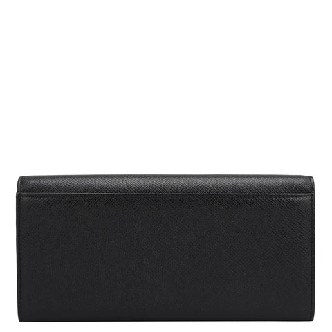 Franzy Leather Ladies Wallet - Black