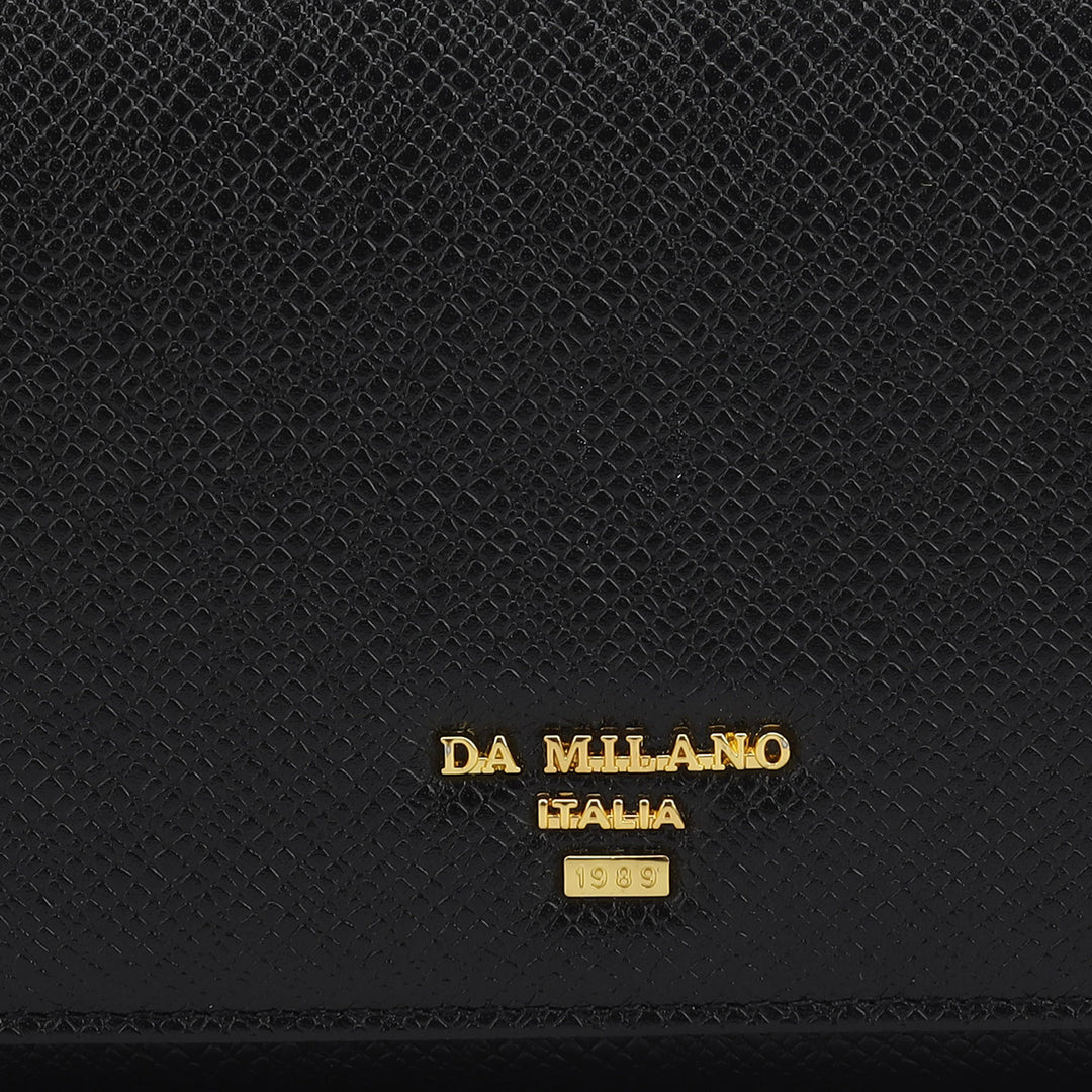 Franzy Leather Ladies Wallet - Black