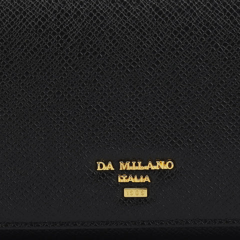 Franzy Leather Ladies Wallet - Black