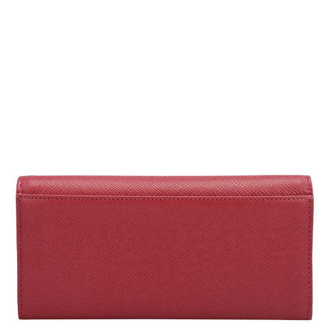 Franzy Leather Ladies Wallet - Plumberry