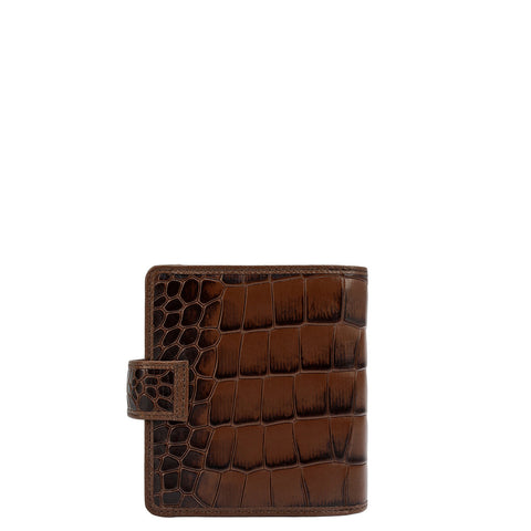 Croco Leather Ladies Wallet - Date