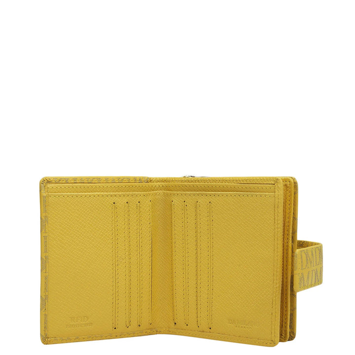 Monogram Leather Ladies Wallet - Minion