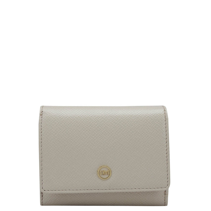 Franzy Leather Ladies Wallet - Cream