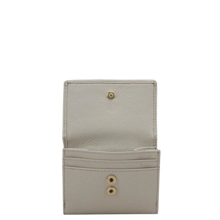 Franzy Leather Ladies Wallet - Cream