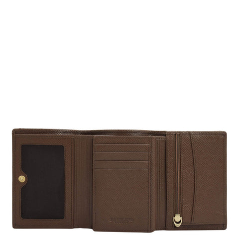 Croco Leather Ladies Wallet - Date