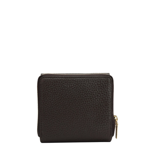 Da Milano Women's Leather Wallet - Wax Leather Ladies Wallet - Date