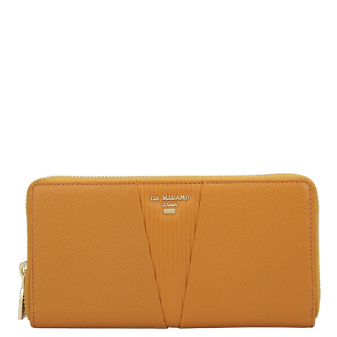 Franzy Leather Ladies Wallet - Flame