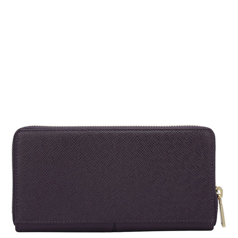 Franzy Leather Ladies Wallet - Grapevine