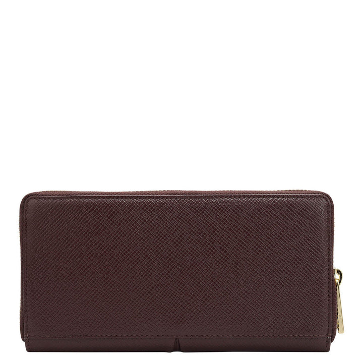 Franzy Leather Ladies Wallet - Wine