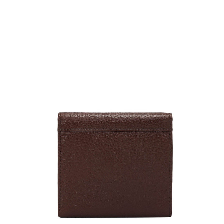 Wax Leather Ladies Wallet - Espresso