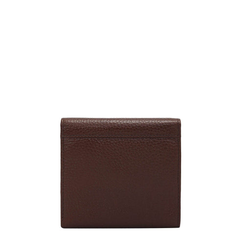 Wax Leather Ladies Wallet - Espresso