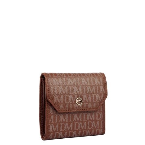 Monogram Leather Ladies Wallet - Date