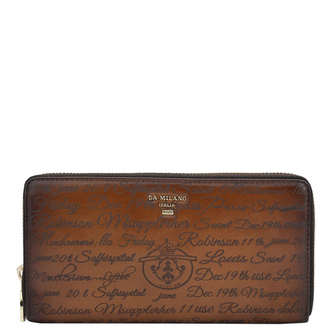 Signato Leather Ladies Wallet - Cognac