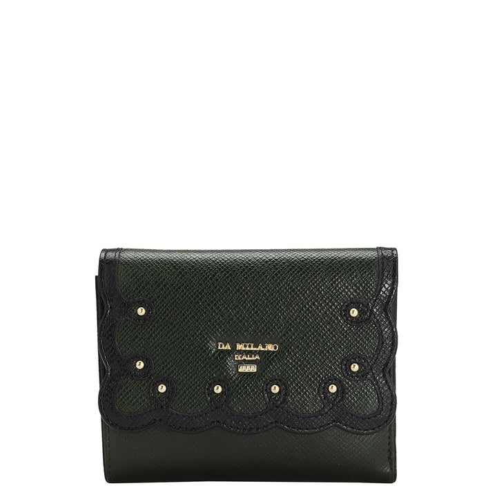 Franzy Leather Ladies Wallet - Petrol Green