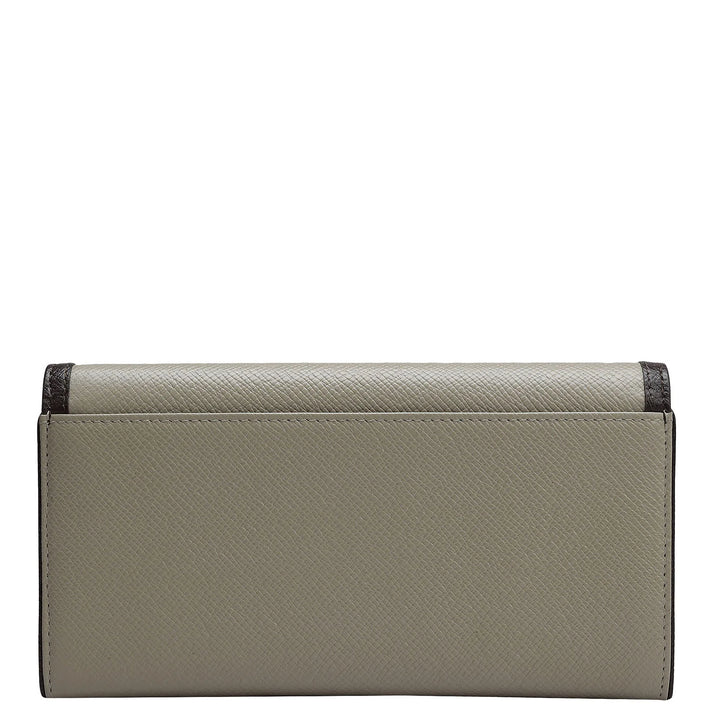 Franzy Leather Ladies Wallet - Chalk