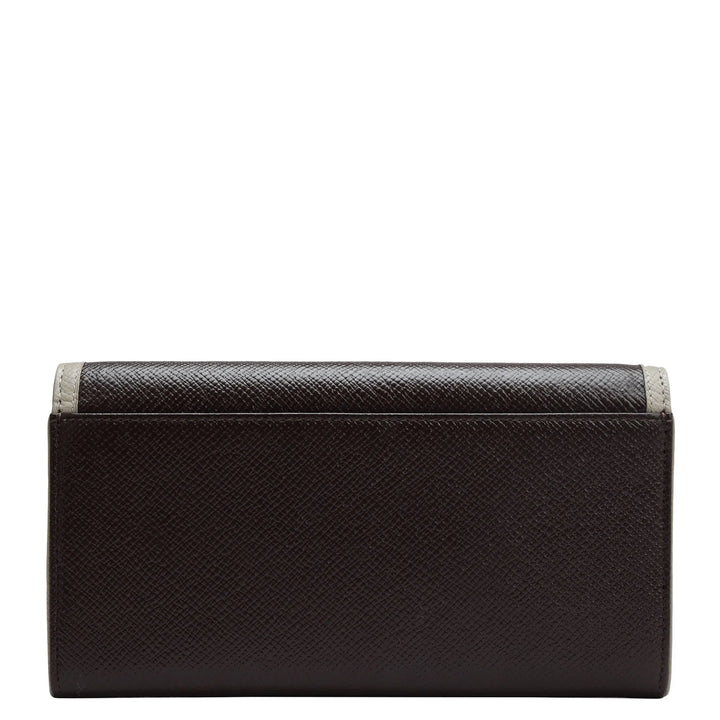 Franzy Leather Ladies Wallet - Chocolate