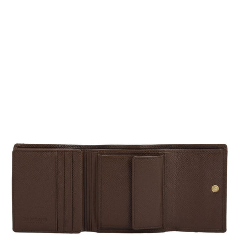 Croco Leather Ladies Wallet - Date