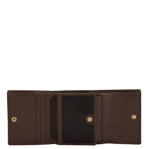 Croco Leather Ladies Wallet - Date
