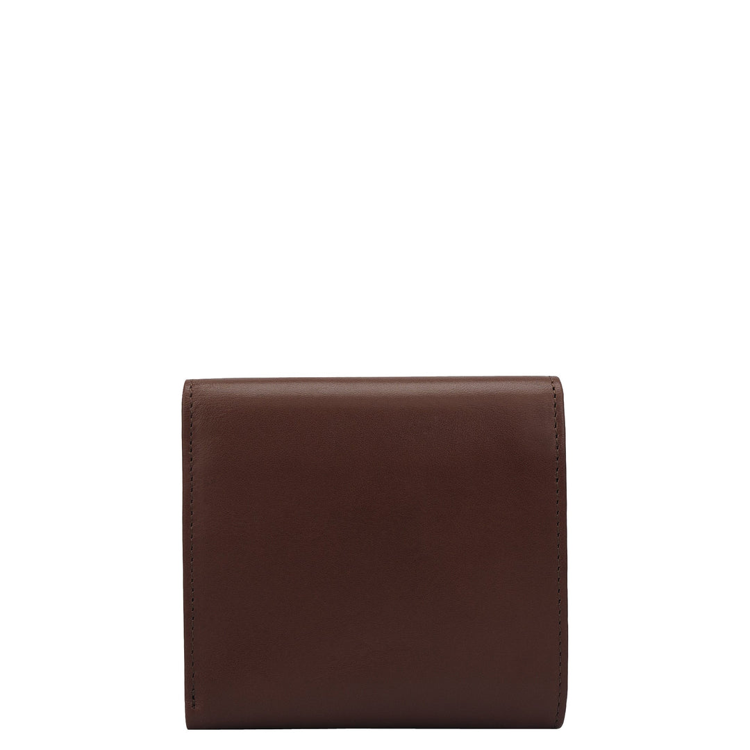 Plain Leather Ladies Wallet - Brown