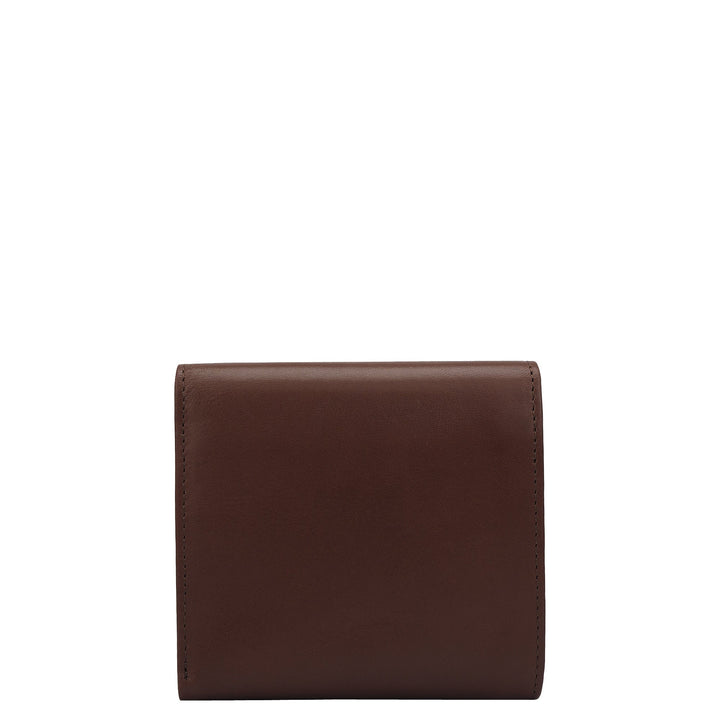 Plain Leather Ladies Wallet - Brown