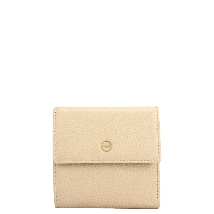 Wax Leather Ladies Wallet - Dove