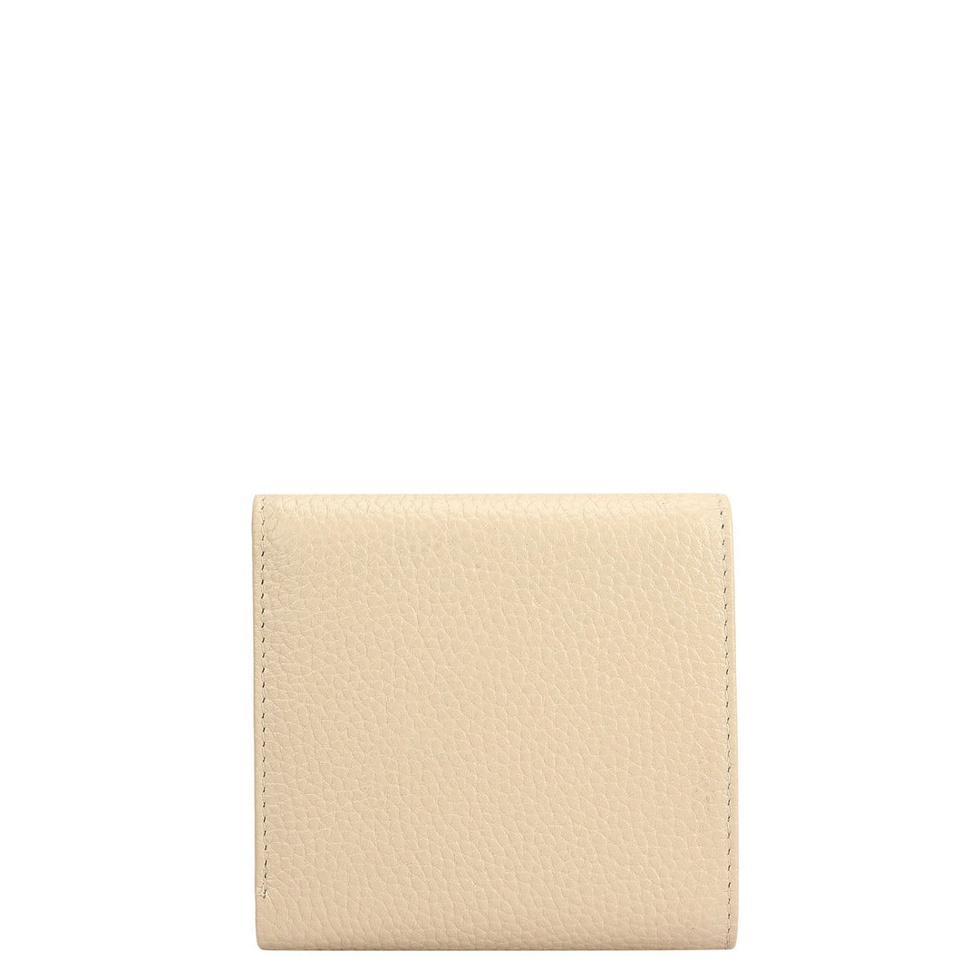 Wax Leather Ladies Wallet - Dove