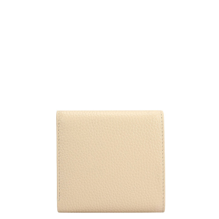 Wax Leather Ladies Wallet - Dove