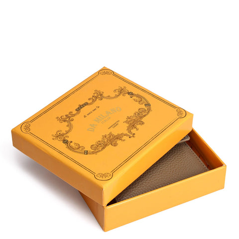 Wax Leather Ladies Wallet - Smoke Grey
